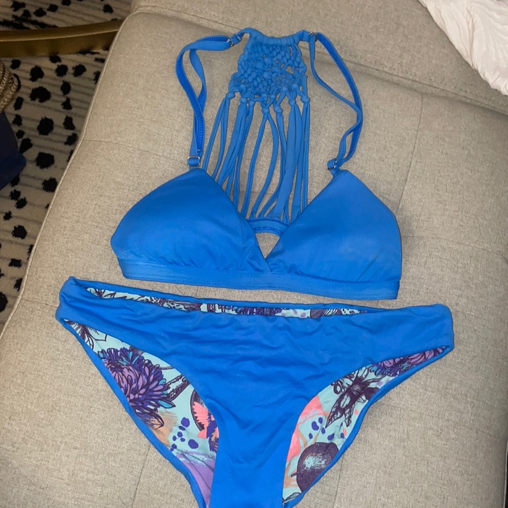 Blue small - Reversible maaji swimsuit